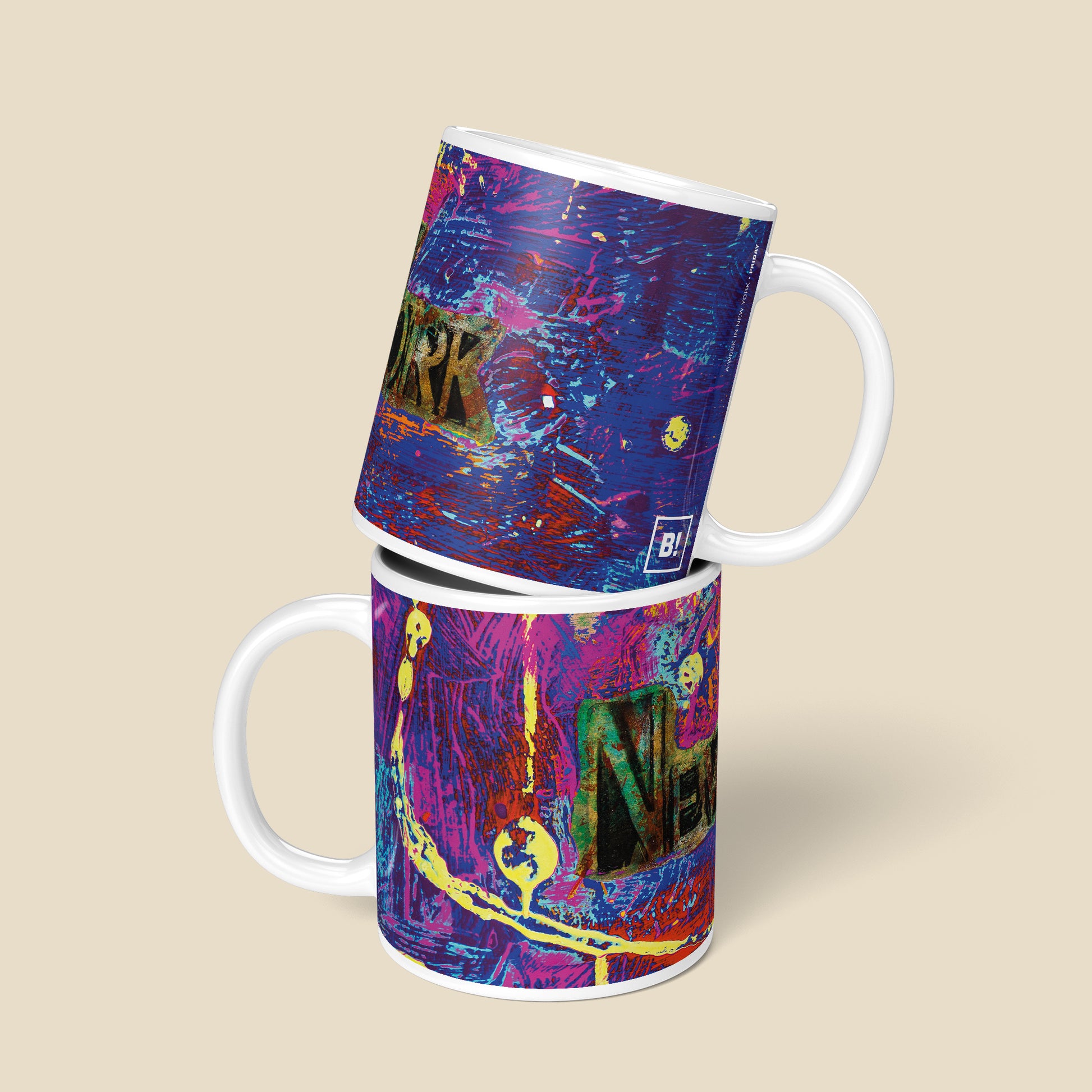 Be inspired by our "A Week In New York" Friday Coffee Mug. Featuring a front and back view of the 11oz mug.