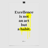 Excellence Is Not An Act But A Habit - Will Durant