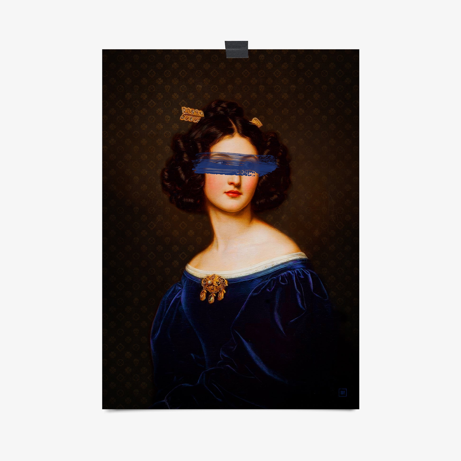 Be inspired by our "Dark and Moody Portrait of Nanette" art print! This artwork was printed using the giclée process on archival acid-free paper, capturing its timeless beauty in every detail.