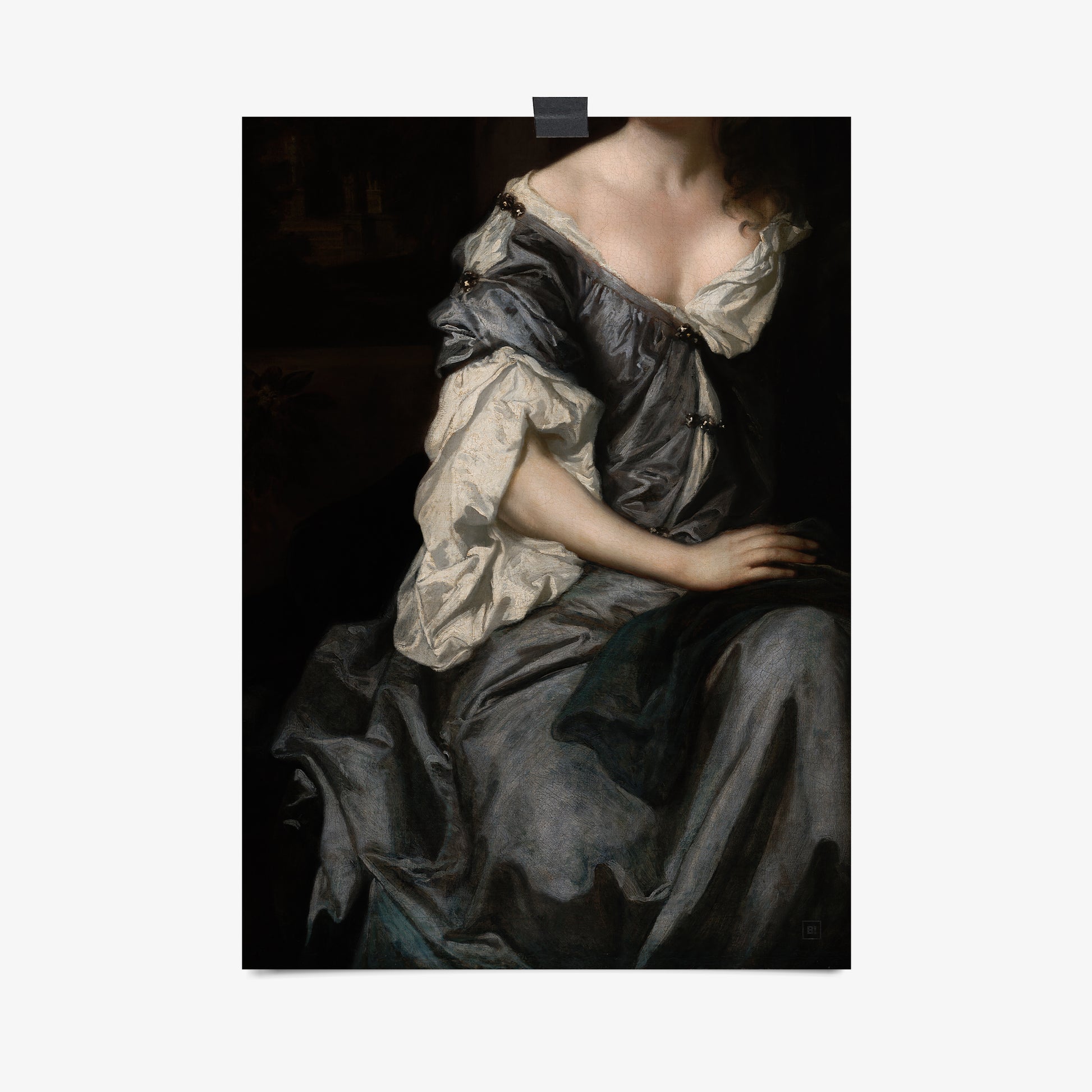 Be inspired by our altered Victorian Woman in Gray Satin Dress art print. This artwork was printed using the giclée process on archival acid-free paper that captures its timeless beauty in every detail.