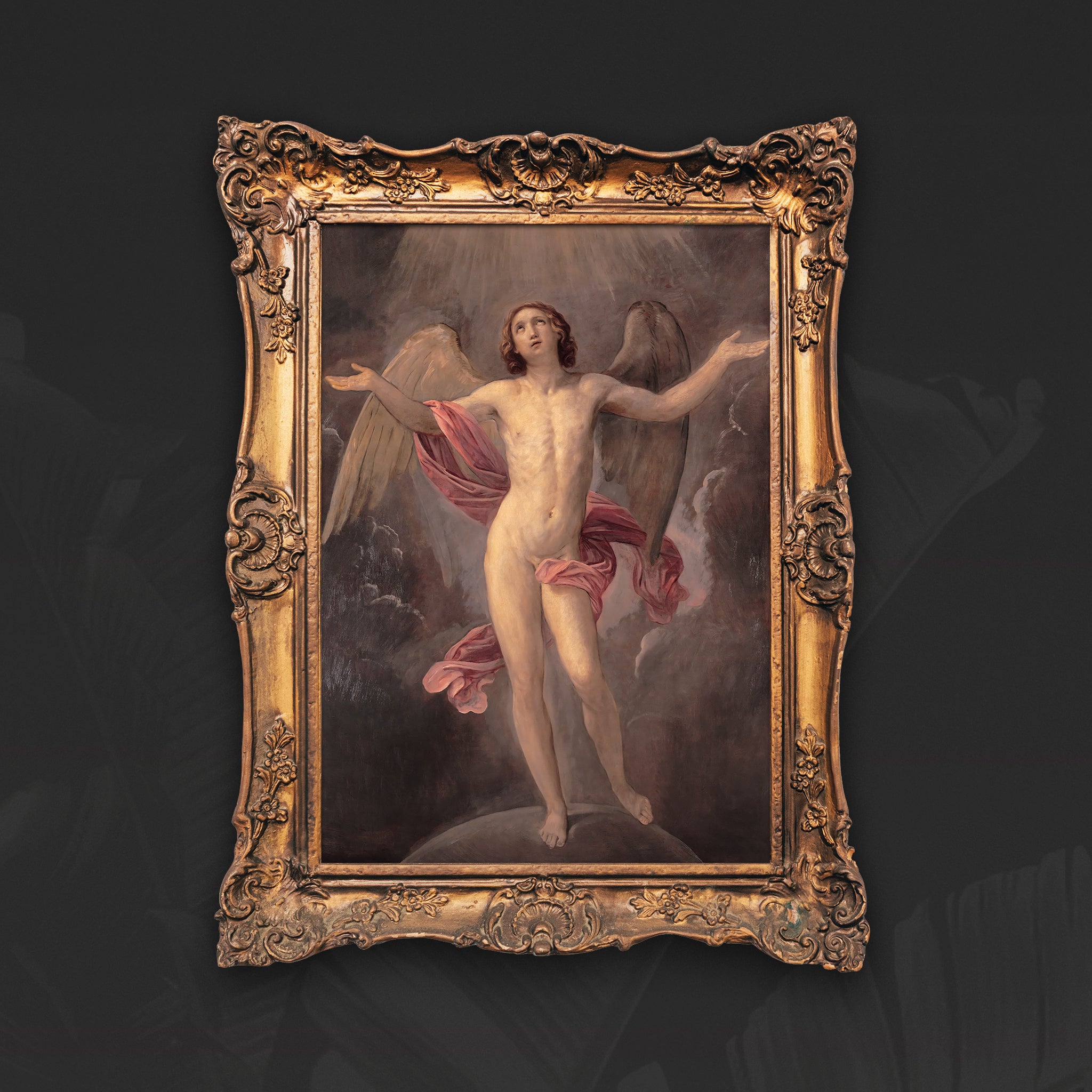 Be inspired by our classic art print Blessed Soul by Guido Reni. This artwork was printed using the giclée process on archival acid-free paper and is presented in a golden vintage frame that captures its timeless beauty in every detail.