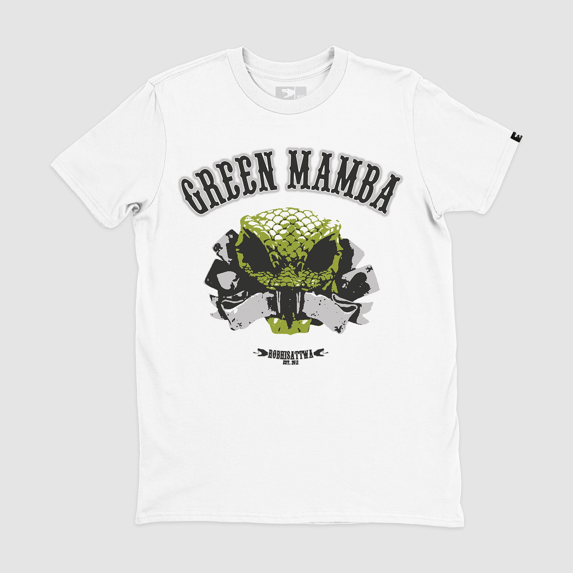 Green Mamba T-Shirt by Robhisattwa