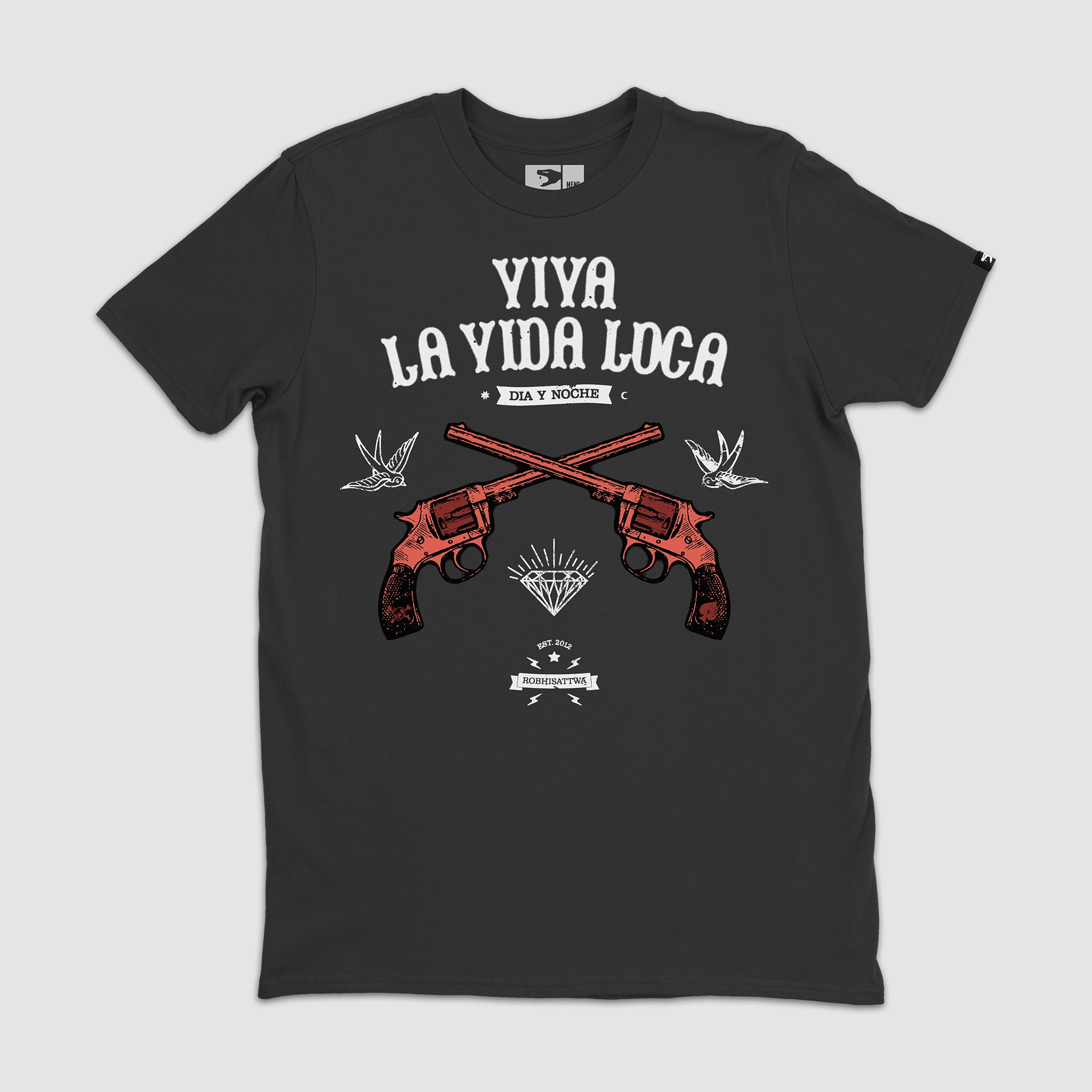 Smoke Viva La Vida Loca T-Shirt by Robhisattwa