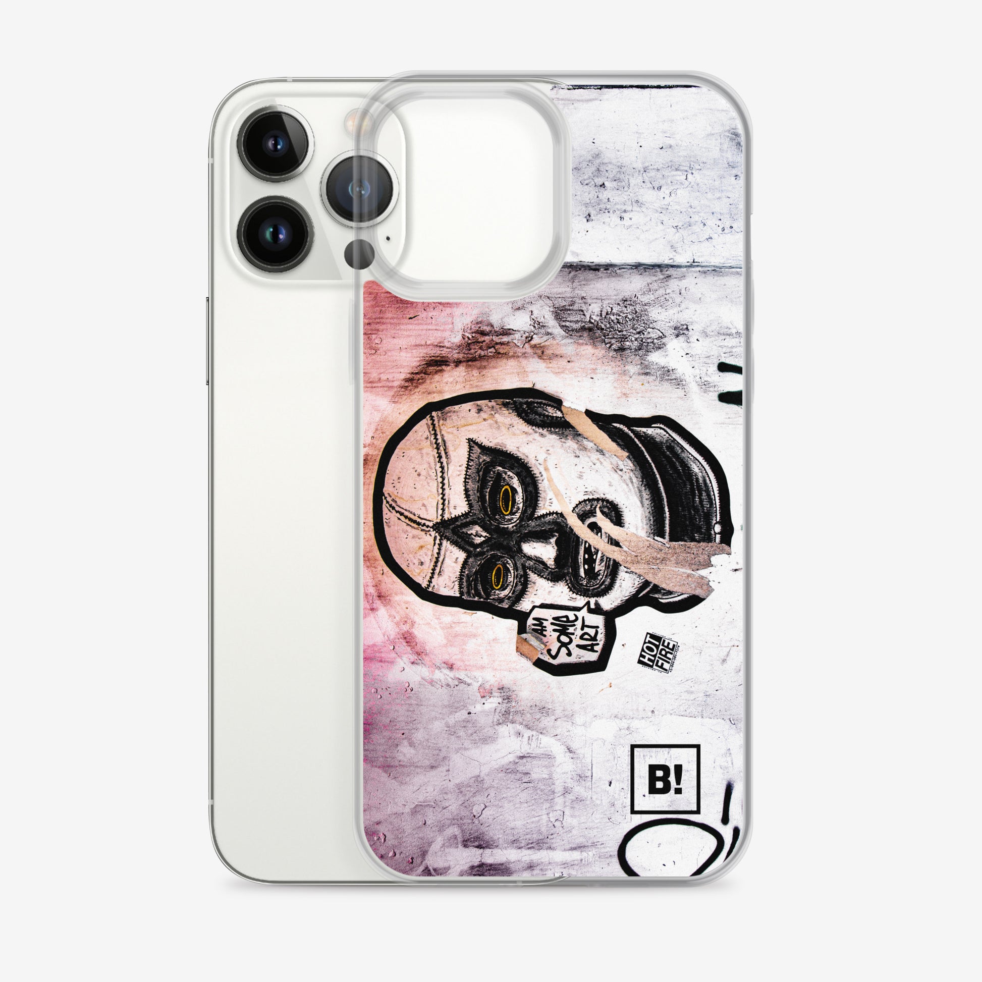 Binspired Am Some Art iPhone 13 Pro Max Clear Case with Phone