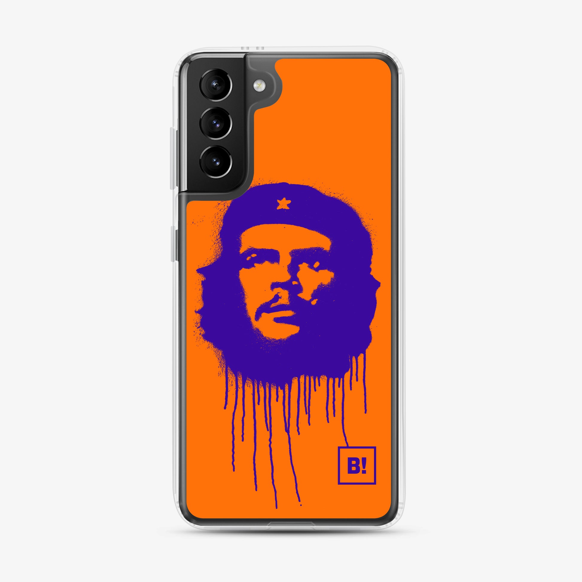 Binspired Ernesto "Che" Guevara - Pop Navy - Samsung Galaxy s21 Clear Case