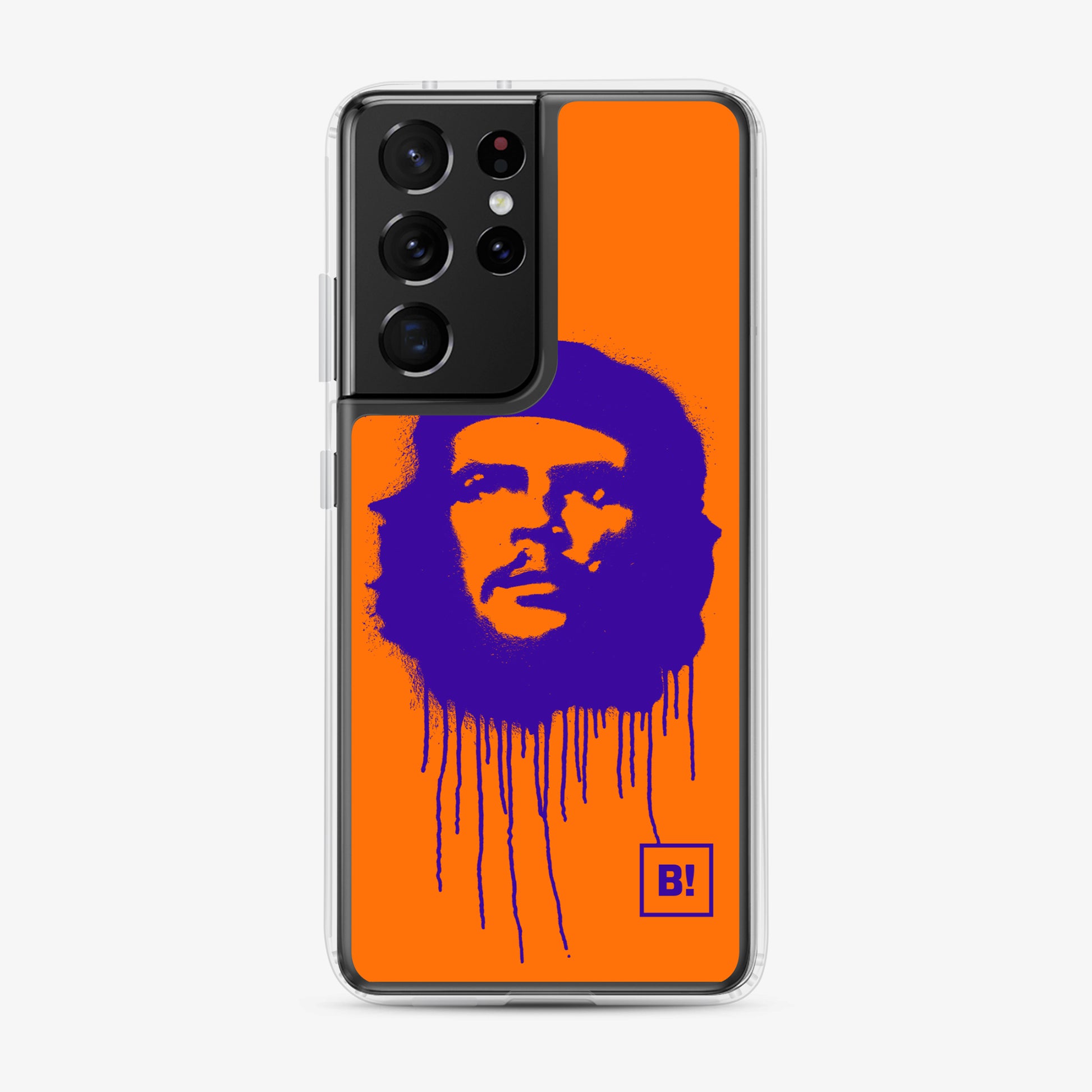 Binspired Ernesto "Che" Guevara - Pop Navy - Samsung Galaxy s21 Ultra Clear Case