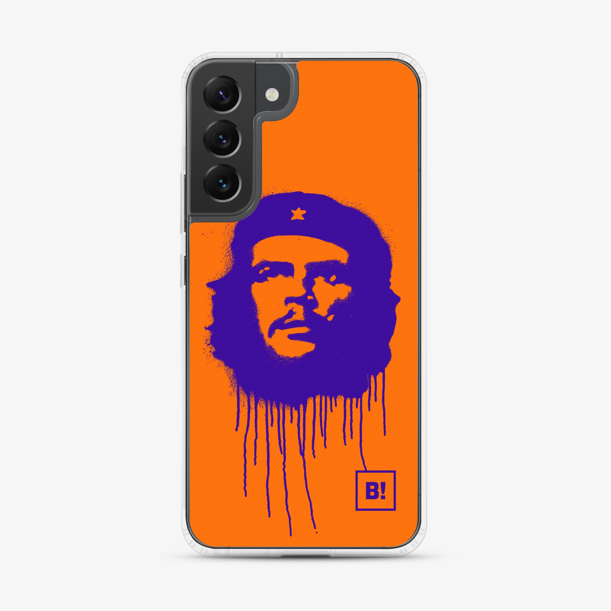 Binspired Ernesto "Che" Guevara - Pop Navy - Samsung Galaxy s22 Clear Case