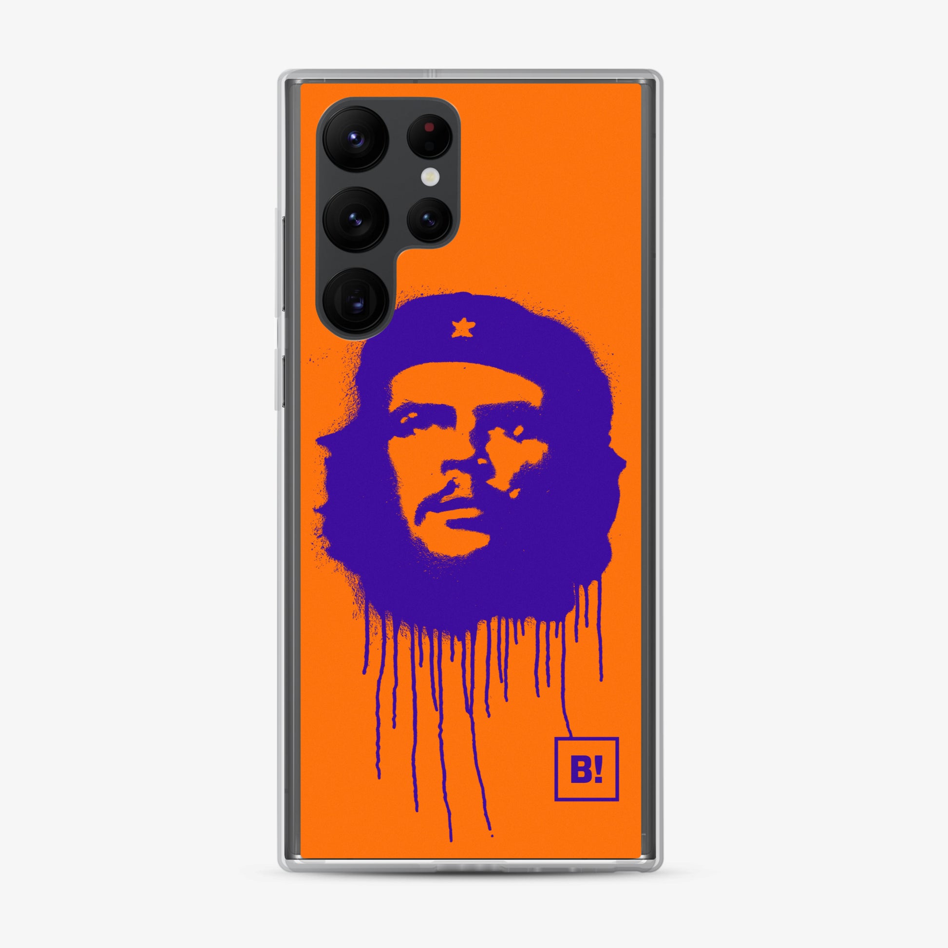 Binspired Ernesto "Che" Guevara - Pop Navy - Samsung Galaxy s22 Ultra Clear Case