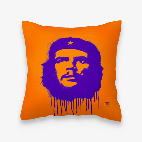 Binspired Ernesto "Che" Guevara - Pop Navy - Square Pillow Cover