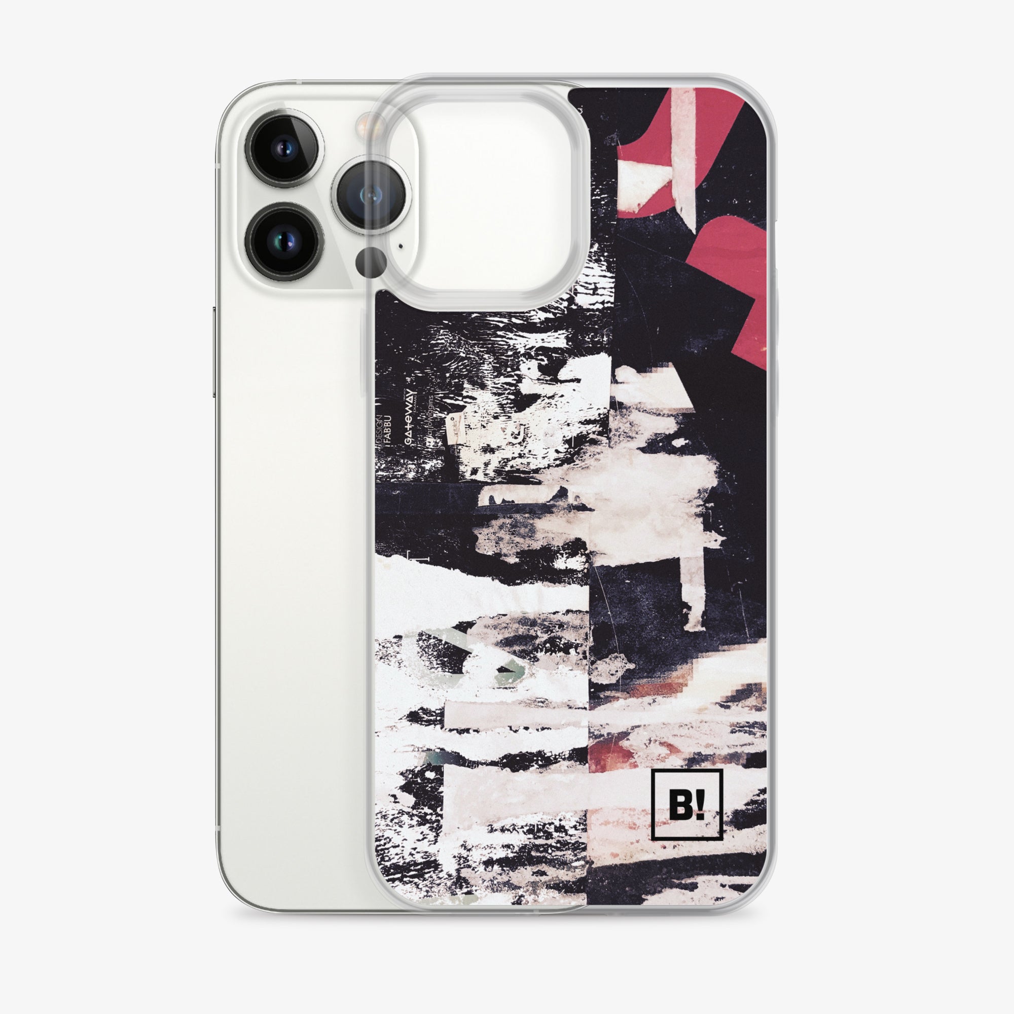 Binspired Gateway - No1 - iPhone 13 Pro Max Clear Case with Phone