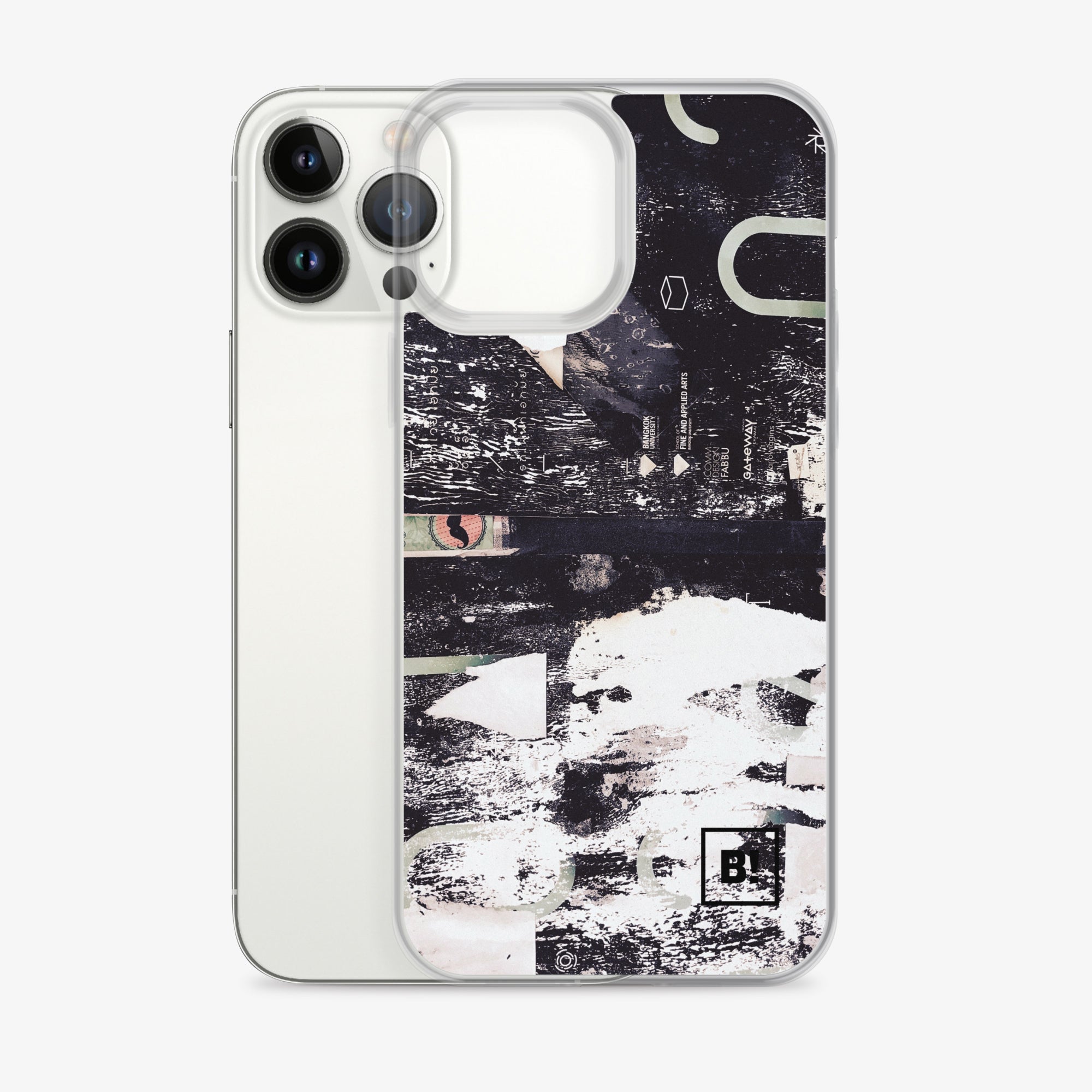 Binspired Gateway - No2 - iPhone 13 Pro Max Clear Case with Phone