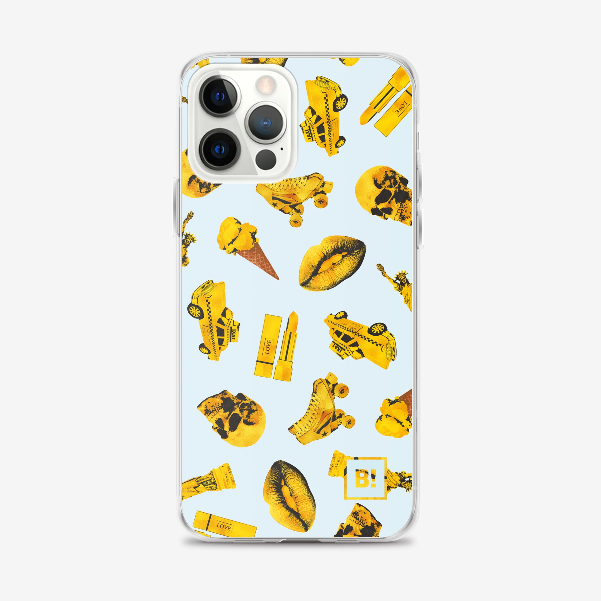 Binspired Golden Collection Pacific Pop Art iPhone 12 Pro Max Clear Case