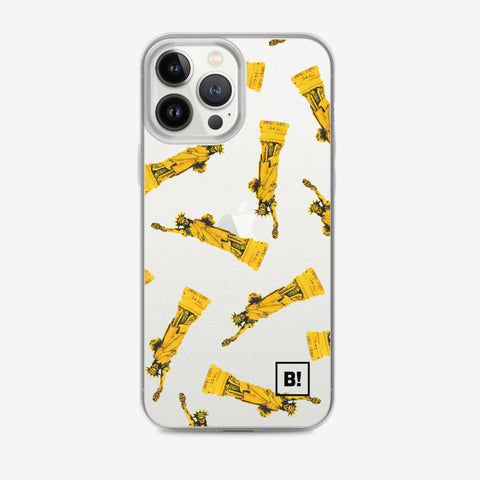 Binspired Golden Liberty Pop Art iPhone 13 Pro Max Clear Case