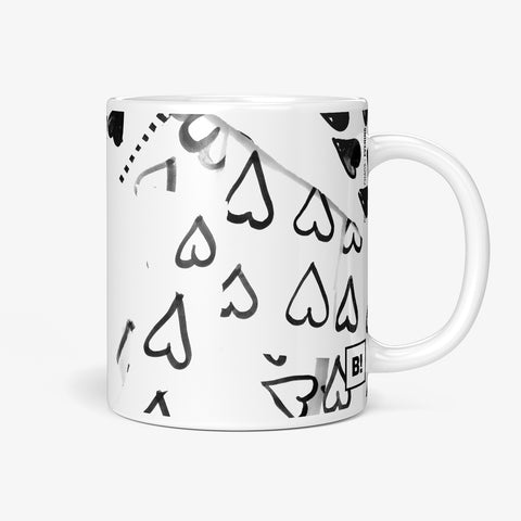 Be inspired by our "Gorgeous Chaos" Evening Coffee Mug. Featuring a 11oz size with the handle on the right. 