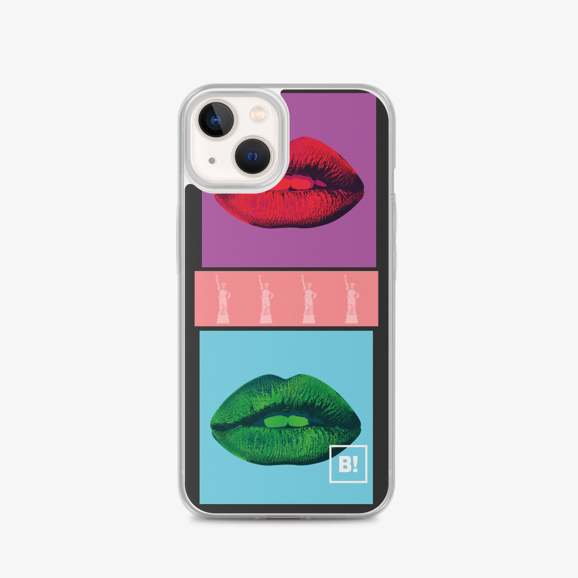 Binspired Mon Amour Lady Liberty - Pop Art - iPhone 13 Clear Case