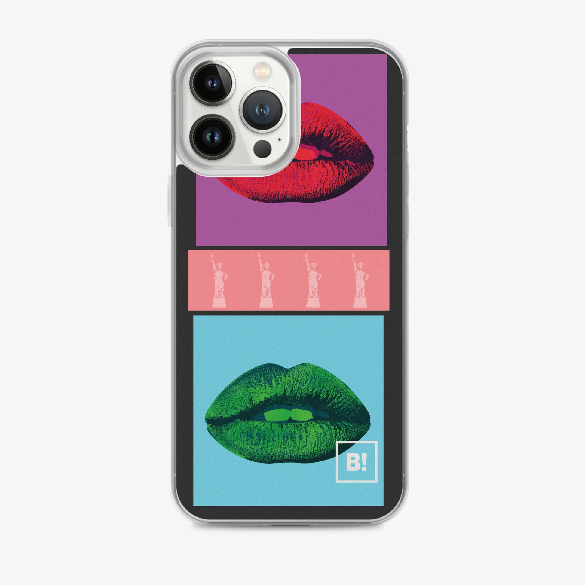 Binspired Mon Amour Lady Liberty - Pop Art - iPhone 13 Pro Max Clear Case