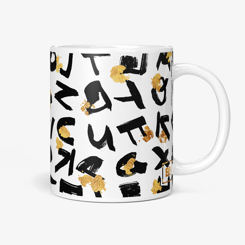 Be inspired by our "Morning Chaos" Coffee Mug. Featuring a 11oz size with the handle on the right. 