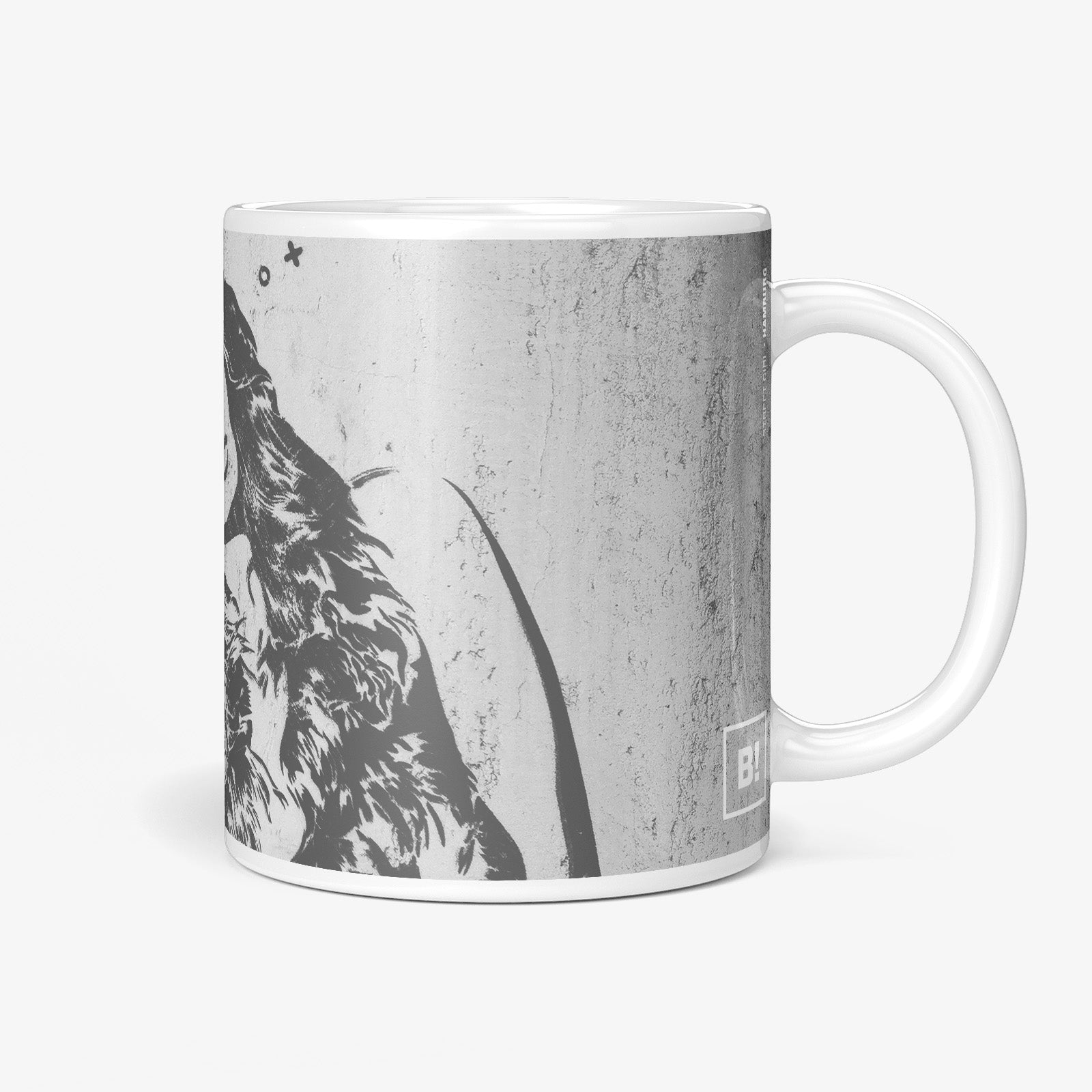 Be inspired by our Urban Art Coffee Mug "Street Girl" from Hamburg. This mug features an 11oz size with the handle on the right.