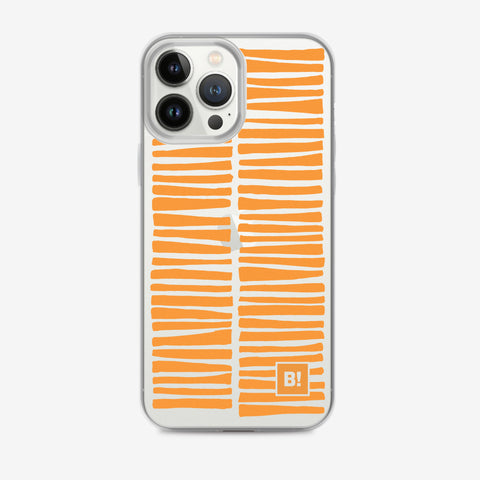 Binspired Wild Life Tangerine iPhone 13 Pro Max Clear Case