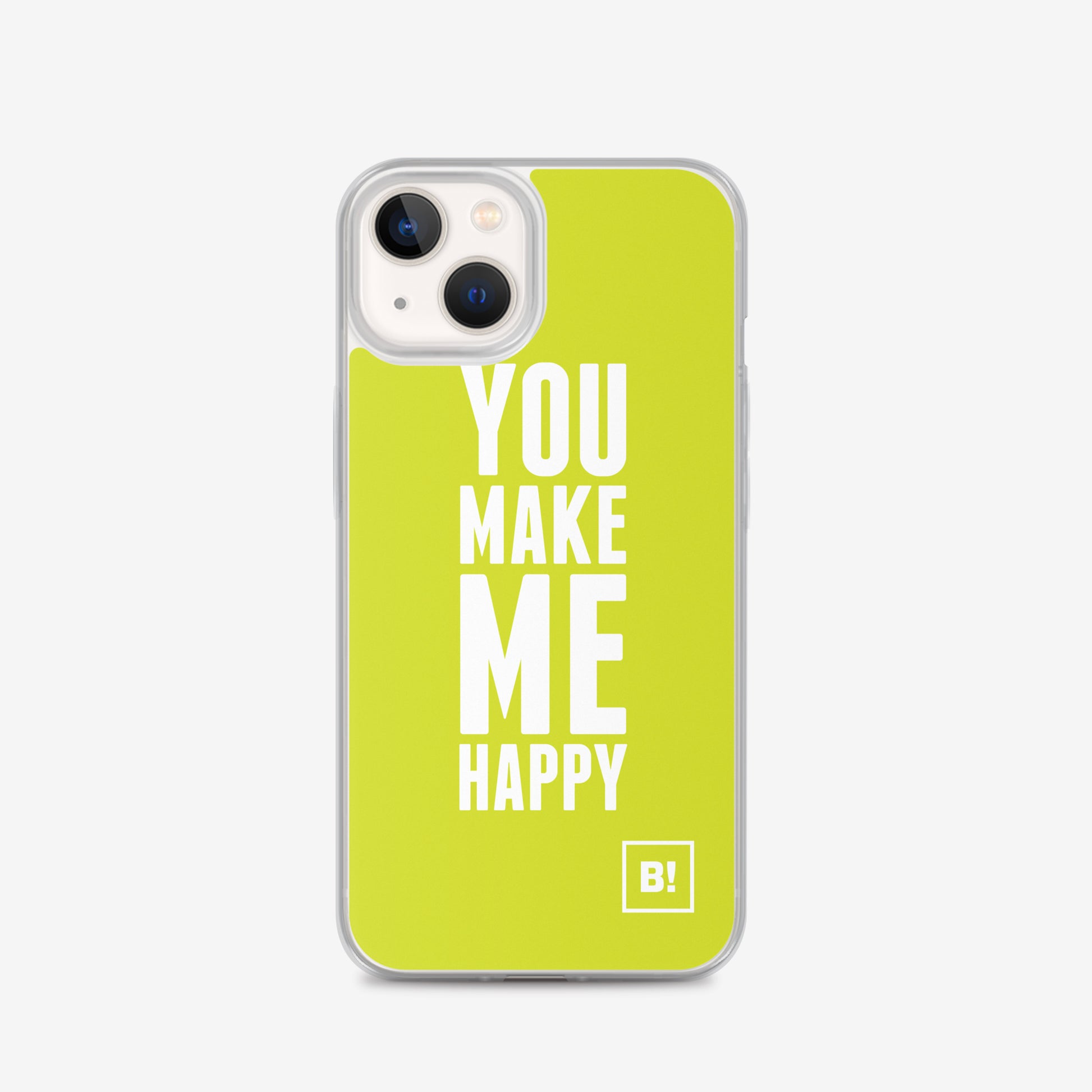 Binspired You Make Me Happy Limes iPhone 13 Clear Case